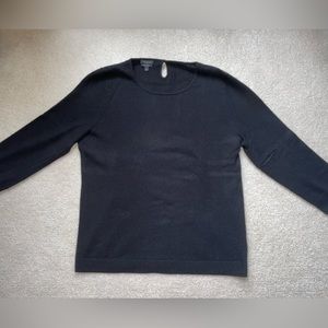 Talbots pure cashmere black sweater